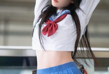 桜桃喵 – 地铁JK [33P-527MB]-爱图屋