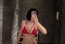 微密圈  #Tina很妖孽呀_红色比基尼 [10P-46MB]-爱图屋