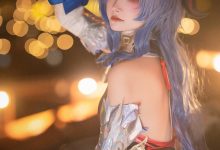 一千只猫薄禾 –  原神 甘雨 [16P-38MB]-爱图屋