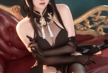 Natsuko夏夏子 –  碧蓝航线 镇海旗袍[76P-498M]-爱图屋