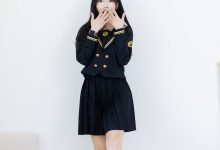 物恋传媒 No.2423 嘟嘟-JK制服、板鞋、白色蕾丝船袜、裸足 [150P1V-3.66GB]-爱图屋