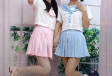 初夏女神 No.292 安妮、幺幺 粉蓝双花 [100P-4.24GB]-爱图屋