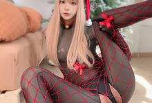 布丁大法 –  圣诞黑丝 [19P+3V-66MB]-爱图屋