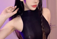 九言 – 黑丝紧身衣[22P+6V-201.1M]-爱图屋