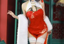 51酱-碧蓝航线-柴郡新春旗袍[12P-54.5MB]-爱图屋