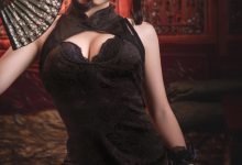 面饼仙儿-魔女旗袍[33P-322MB]-爱图屋