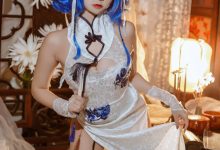 二佐Nisa – 碧蓝航线 圣路易斯旗袍 [29P-254.7M]-爱图屋