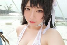 半半子 –  碧蓝航线 爱宕泳装[27P-171.6M]-爱图屋