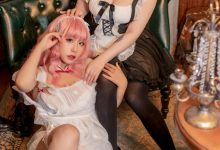 皮皮奶可可爱了啦&喵零 –   双人女仆 [24P-331MB]-爱图屋