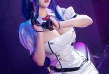 菌烨tako –  原神 雷电将军赛车[12P-203.5M]-爱图屋