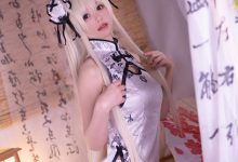 星黛鹿鹿i(千反田鹿子) –  缘之空 穹妹 旗袍 [62P-594MB]-爱图屋