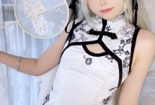 Quan冉有点饿 –  缘之空 穹妹旗袍自拍[27P-100.9M]-爱图屋