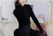 BoBoSocks袜啵啵 No.668 香菜-平底鞋、厚黑丝五指袜、黑丝手套 [179P1V-6.83GB]-爱图屋