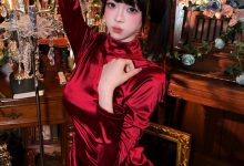 麻薯好吃 No.028 - 酒红礼赞 [47P-533MB]-爱图屋