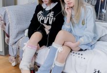 BoBoSocks袜啵啵 No.680 小甜豆&甜甜圈-板鞋、腿套、白棉袜、薄肉丝 [170P1V-8.70GB]-爱图屋