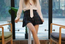 学妹加速跑 XM052《清纯学院风，性感天鹅绒-敏儿》[86P1V-200MB]-爱图屋