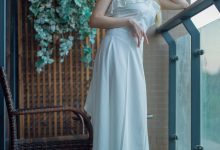秋和柯基 - NO.87 白色连衣裙 [37P+2V-838MB]-爱图屋