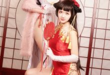 源纱希喵喵喵 - NO.004 &Meiyi_烛墨 犬獒旗袍[12P]-爱图屋