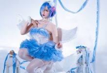 二佐Nisa — 蕾姆天使 [15P-201M]-爱图屋