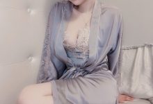 周叽是可爱兔兔 NO.017 - 今夕何夕睡袍[9P／15.1MB]-爱图屋