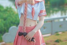 海藻酸钠 - NO.01 阿福jk [9P-64MB]-爱图屋