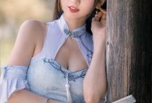 陆卿卿 - NO.09 蓝色旗袍 [24P-103MB]-爱图屋