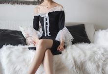丝慕写真 特写集 TX023《新模的灰丝特写》-爱图屋