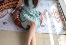 丝慕写真 特写集 TX024 熙熙《阳台玩丝的熙熙》-爱图屋
