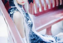 黑丝旗袍美女cosplay缘之空春日野穹图片-爱图屋