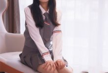 初夏女神 NO.021 沙沙 王心凌同款JK搭配JK小黑皮鞋[136P+1V／5.25GB]-爱图屋
