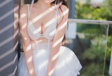 香草喵露露 - NO.40 杨枝甘露 白色纱裙 [48P1V-1.22GB]-爱图屋
