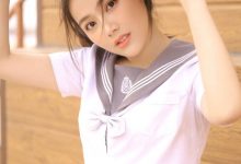 水手服美女清纯养眼写真图片-爱图屋