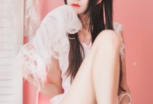 [Cosplay]桜桃喵 - 冬眠系列-粉色浴缸 [57P]-爱图屋