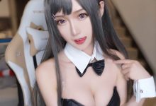 樱岛麻衣美女cos黑丝长腿性感写真-爱图屋
