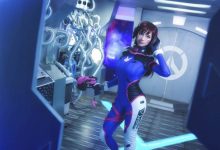 游戏美女dva cos图片守望先锋cos美女图片-爱图屋