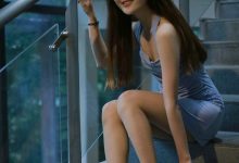 [IESS异思趣向] 2021.09.13 丝享家917：婉苹《楼梯间的蓝衣美女》[69P／114MB]-爱图屋