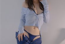 疯猫ss - NO.117 2022夏日限定A本 吉他妹妹 牛仔裤 [20P-434MB]-爱图屋