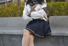 初夏女神 NO.111 双双 海军服JK[140P+1V／4.02GB]-爱图屋