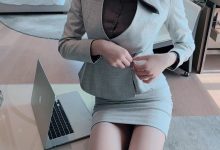 陆萱萱灰色Ol职业装拍摄花絮 [2V-1.8G]-爱图屋