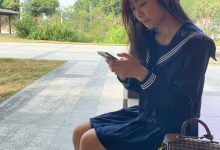 [见新摄影]NO.032 动漫里可爱的JK小姐姐又来了，你陶醉了吗 [349P+1V-3G]-爱图屋