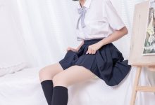 [SSA丝社]超清写真 NO.181 小佩 酒窝少女JK制服肉丝黑袜穿搭示范[135P-1.44GB]-爱图屋