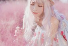 西瓜少女 NO.002 – 粉草户外[20P+199M]-爱图屋