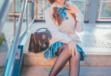 雪晴Astra (雪晴嘟嘟) Vol.036 JK夕阳 [25P-356MB]-爱图屋