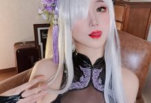 [三度_69] 紫色旗袍 [37P+3V-320M]-爱图屋