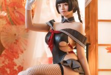 蜜汁猫裘 - NO.75 卯月桃子 [50P-758MB]-爱图屋