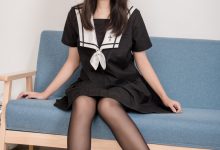 [SSA丝社]超清写真 No.135 甘子16的芳华少女长筒黑丝 [116P-1.61GB]-爱图屋