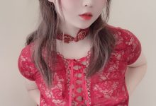 是依酱呀 - NO.06 红色旗袍 [25P-13MB]-爱图屋