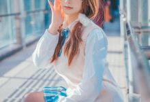 雪晴Astra - NO.32 JK夕阳 [25P-263MB]-爱图屋
