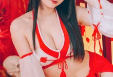 霜月shimo - NO.69 Fox Miko [14P-535MB]-爱图屋