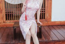 仙女月 - 粉色旗袍 [20P-170MB]-爱图屋
